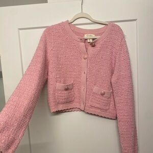 Jessica Simpson Blush Knit Cardigan